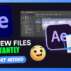 How to Preview media Files Inside After Effects Without Importing Using AeViewer